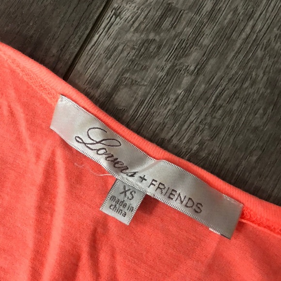 Lovers + friends poly neon cross front tank xs - Picture 4 of 6